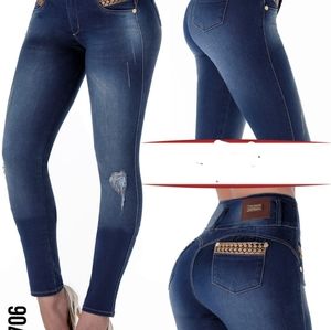 Pantalones SMALL 0-3) levantacola 100% Colombianos